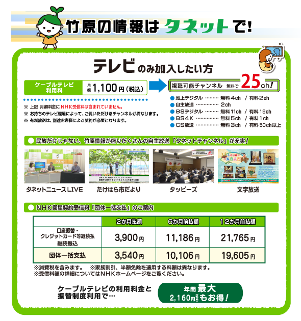テレビのみのプラン